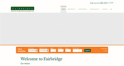 Desktop Screenshot of fairbridge.asn.au